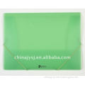 Model JY-1047 PP A4 plastic file document box case bag with elastic band closure
